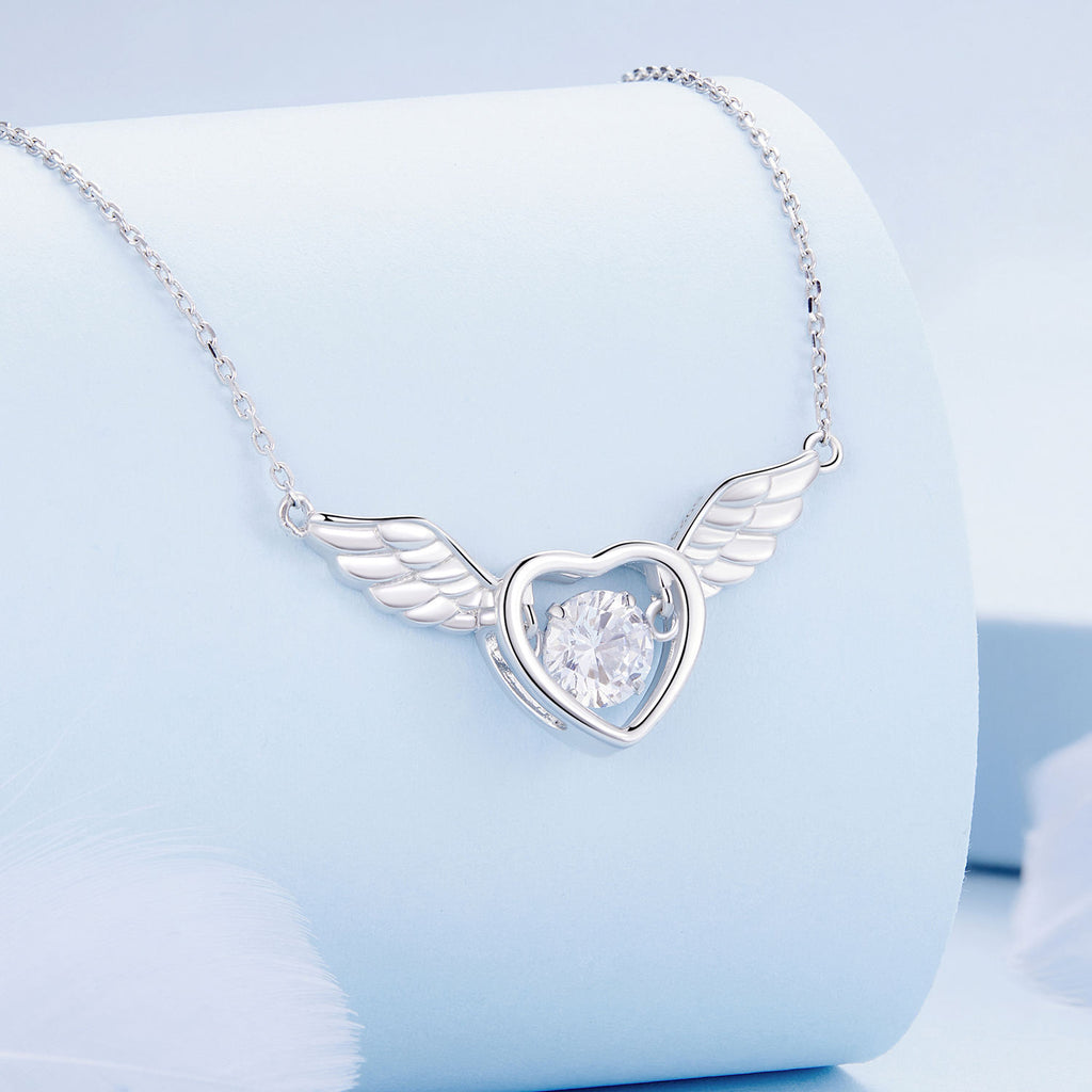 Angel Wings Pendant Necklace, view 6