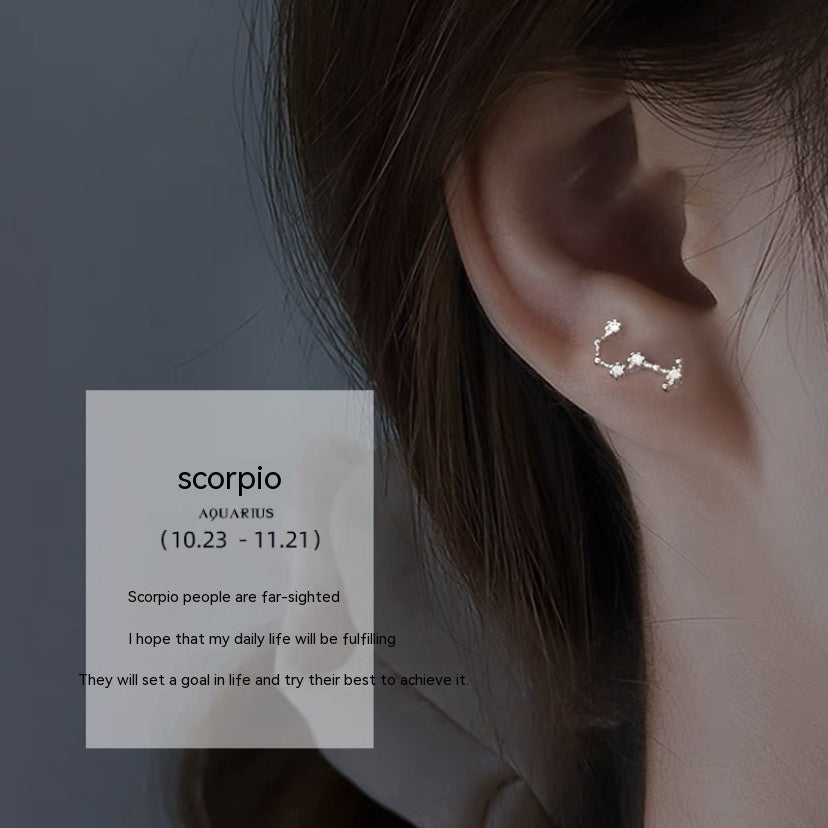 Constellation Stud Earrings, view 12