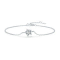 Moissanite Line Bracelet, view 4