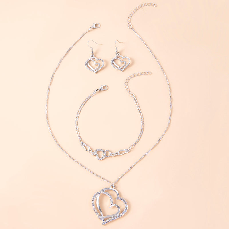 Crystal Heart Jewelry Set, view 4