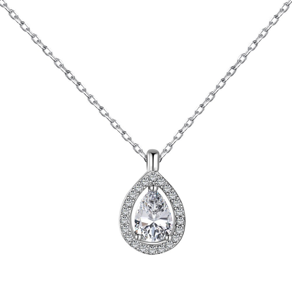Water Drop Halo Jewelry Set, view 5