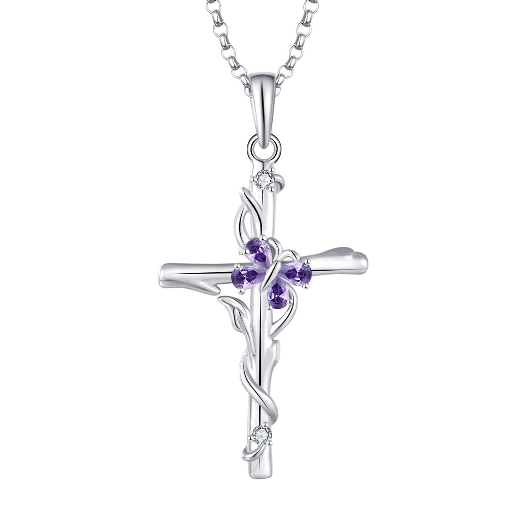 Cross Pendant Necklace, view 4