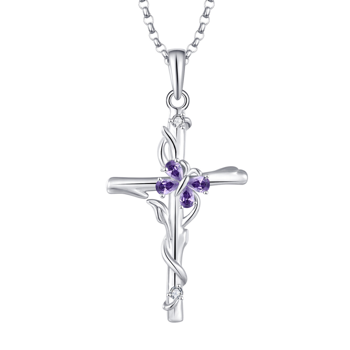 Cross Pendant Necklace, view 4