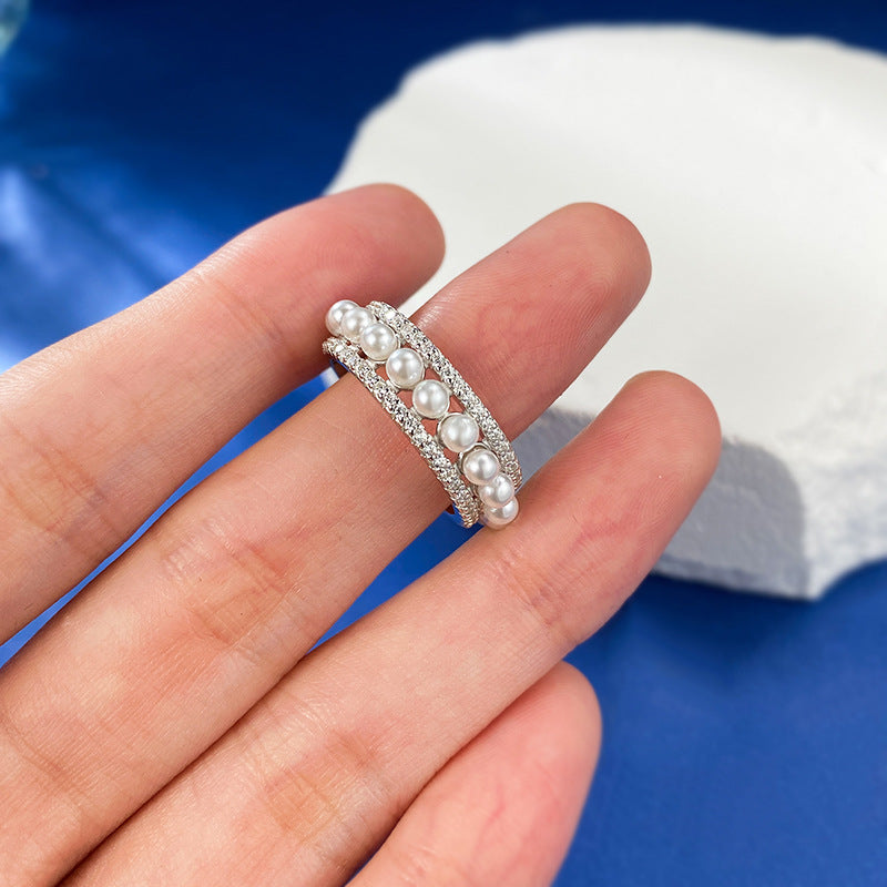 Pearl Pavé Ring