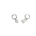 Bear Love Asymmetrical Earrings, view 5