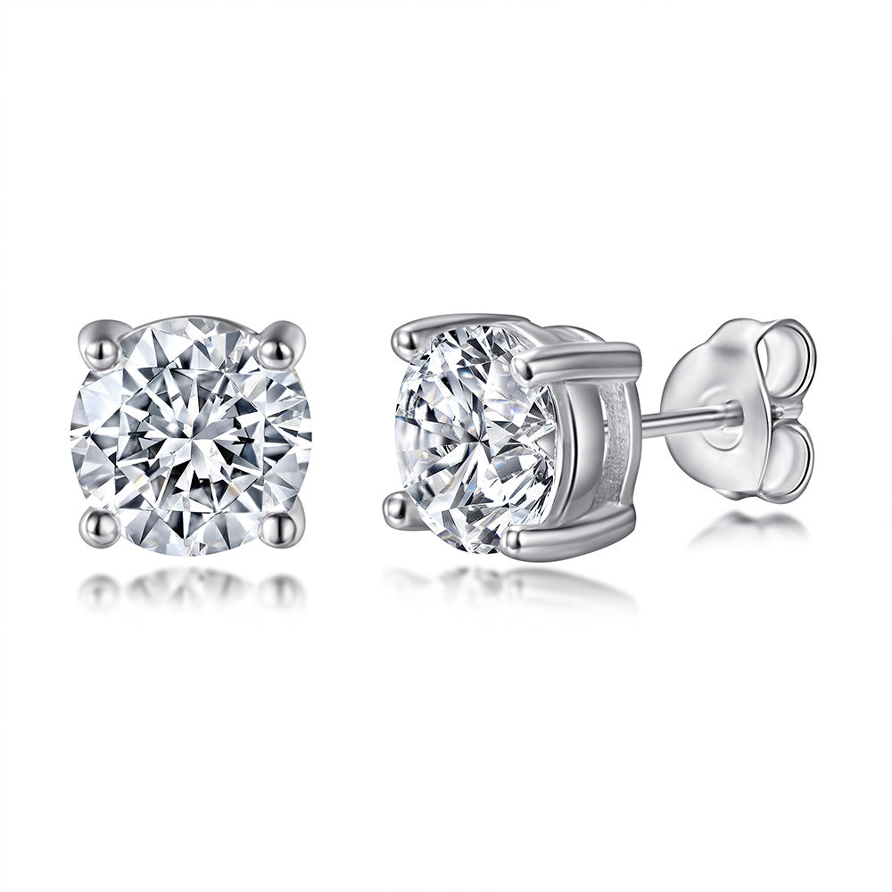 Round Zircon Solitaire Set, view 10