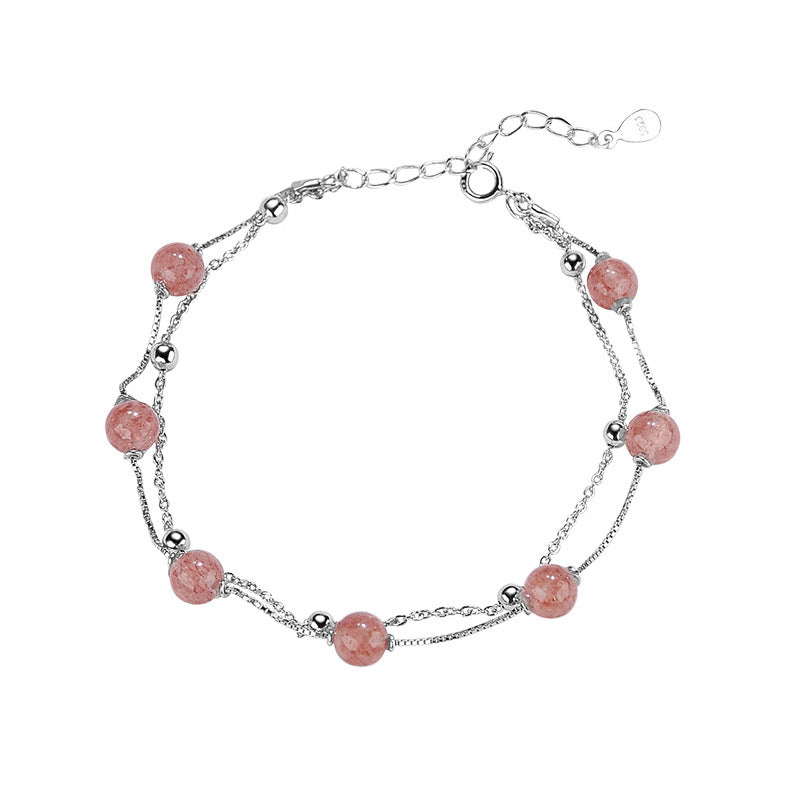 Strawberry Crystal Bracelet, view 4