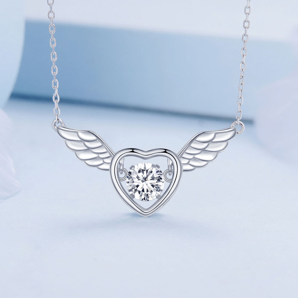 Angel Wings Pendant Necklace, view 5