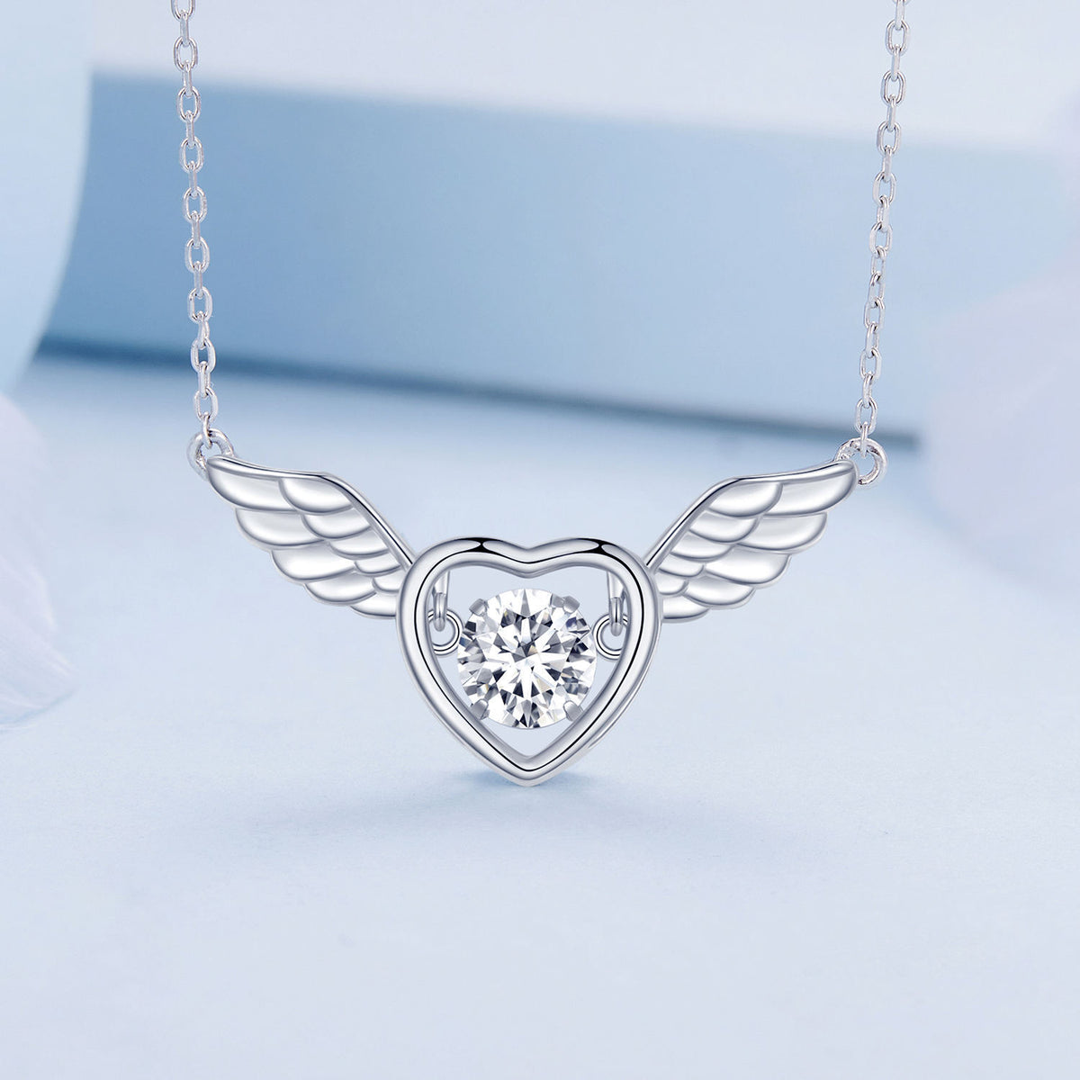 Angel Wings Pendant Necklace, view 5