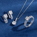 Micro Pavé Zircon Three-Piece Set, view 5