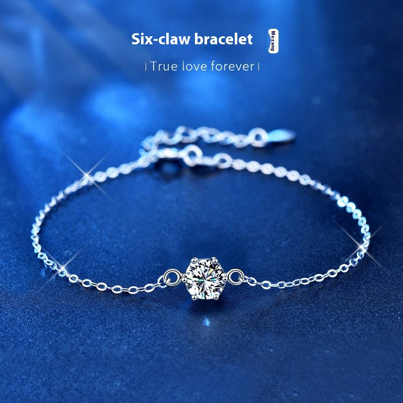 Solitaire Chain Bracelet