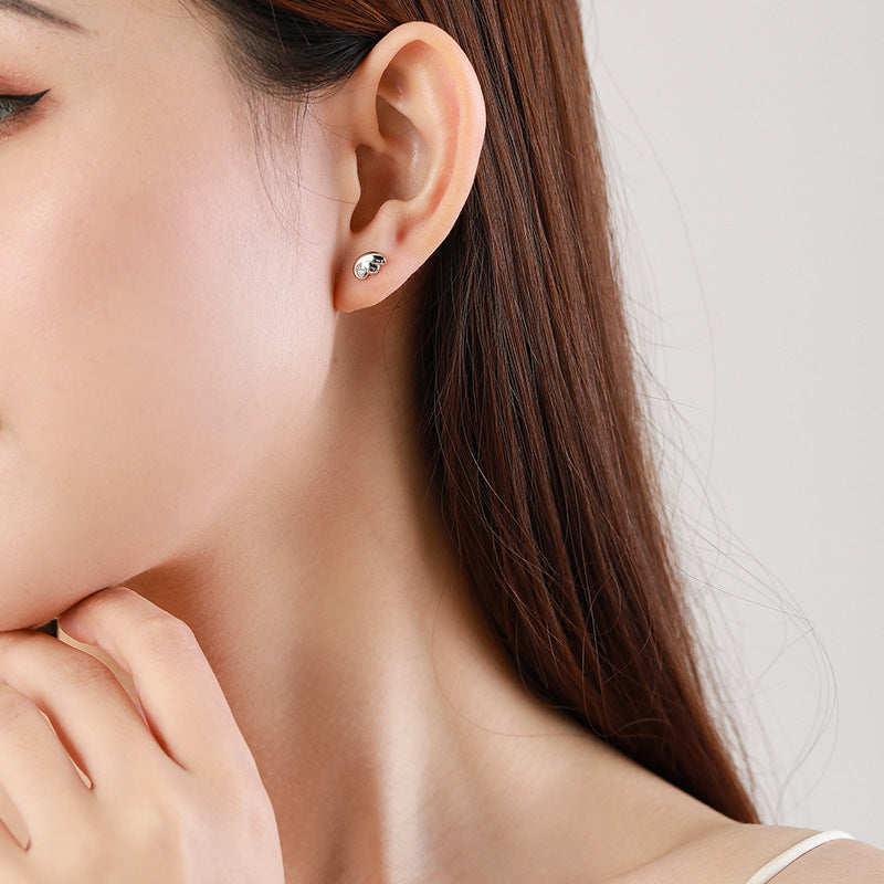 Mini Angel Wing Studs, view 2