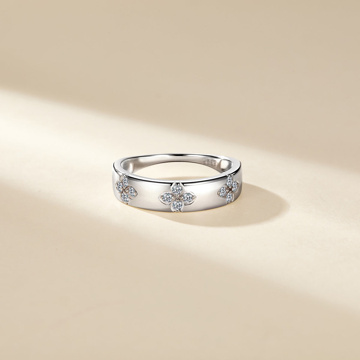 Floral Cluster Ring, view 2