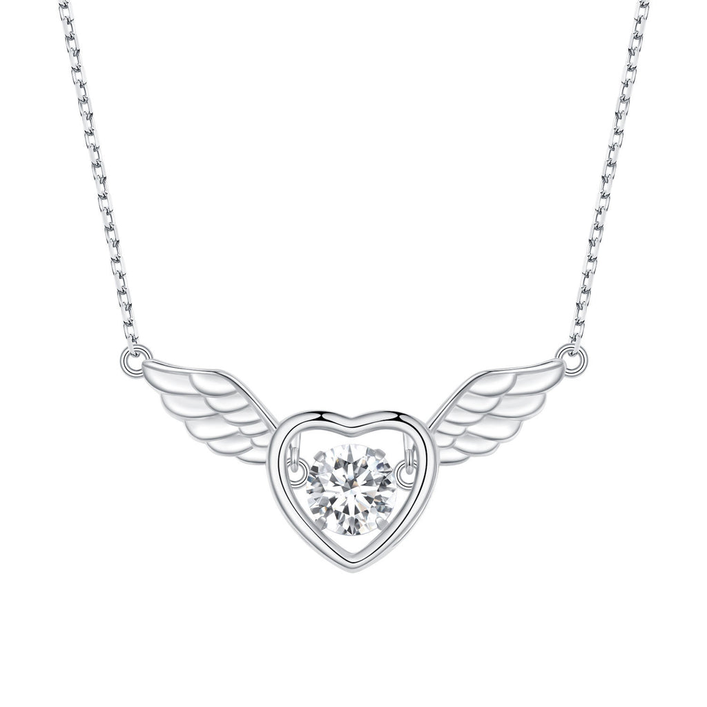 Angel Wings Pendant Necklace, view 4