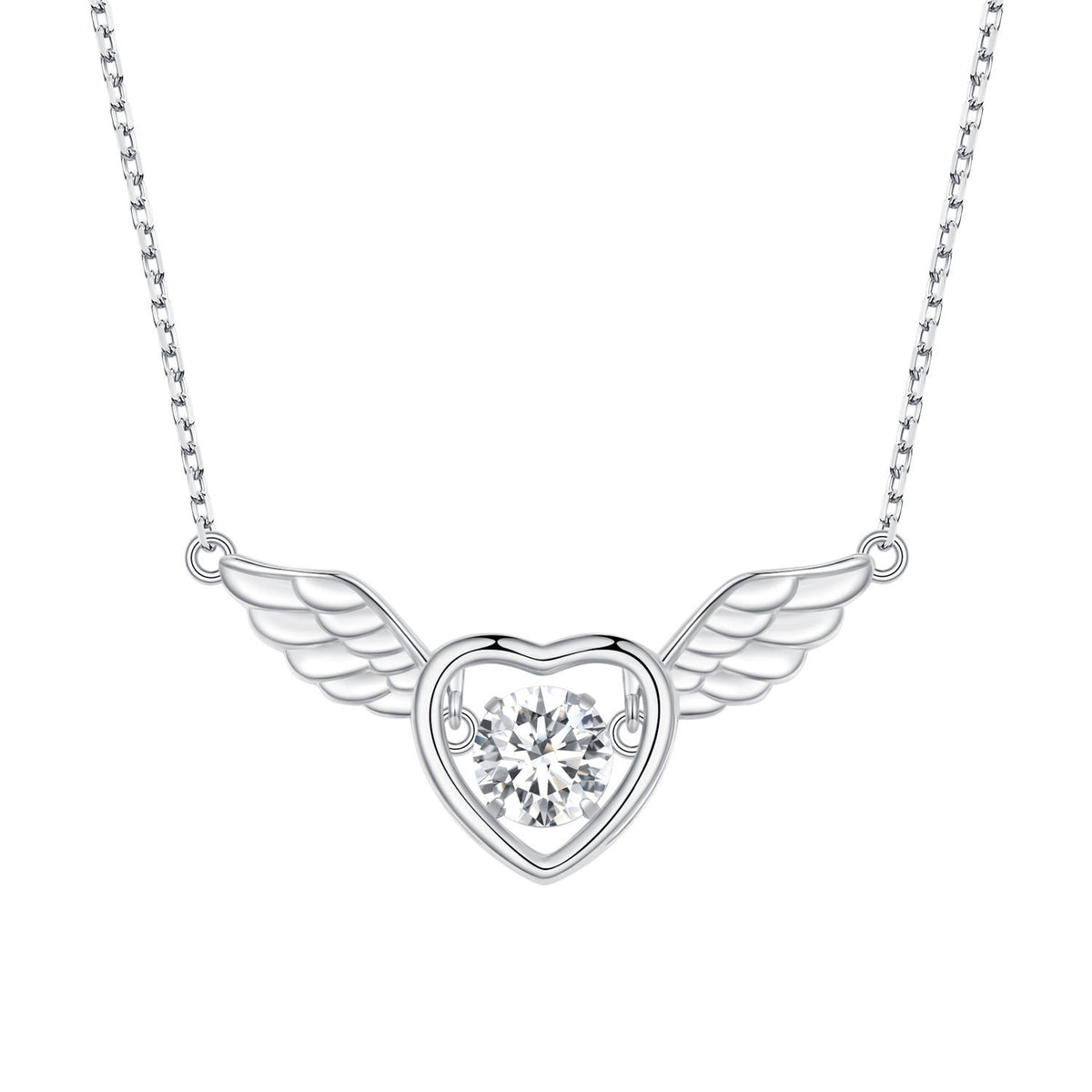 Angel Wings Pendant Necklace, view 4
