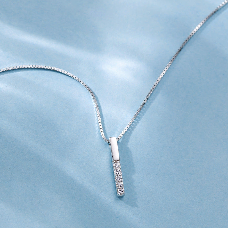 Vertical Bar Necklace, view 3